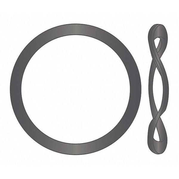 Wave Washer, Steel, Plain Finish