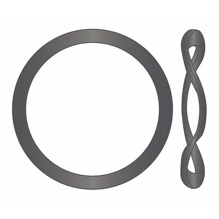 Wave Washer, Steel, Plain Finish