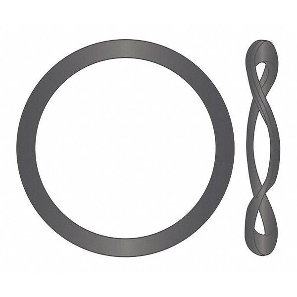 Wave Washer, Steel, Plain Finish