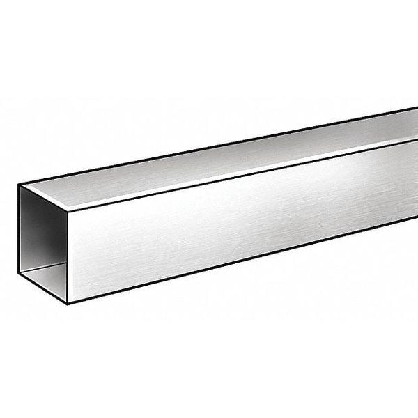 SS Tubing, 304, 1-1/2 Sqx.120, 8ft.
