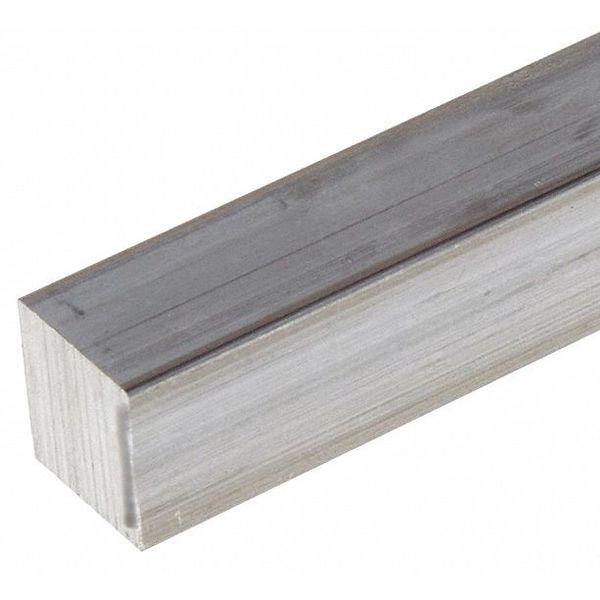 Alum Bar/Rod, 6061, 4 Sq, 3ft.
