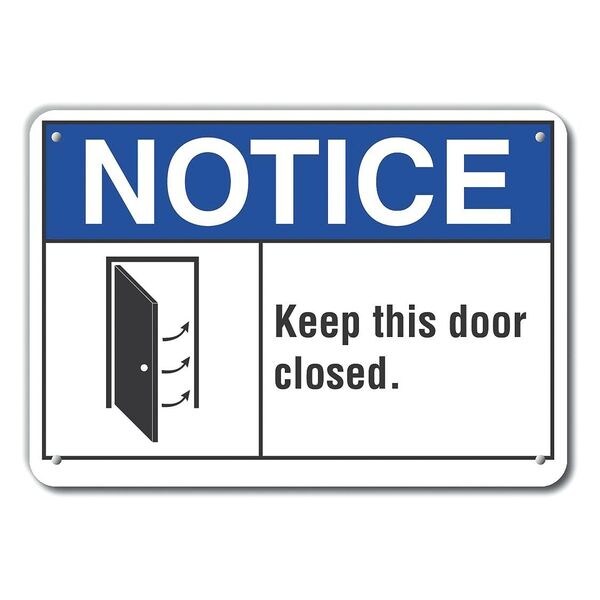 Keep This Door Clsd Notice, Alumnm, 10