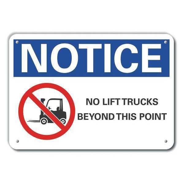 Caution Sign, 10 in H, 14 in W, Aluminum, Horizontal Rectangle, English, LCU5-0050-NA_14X10