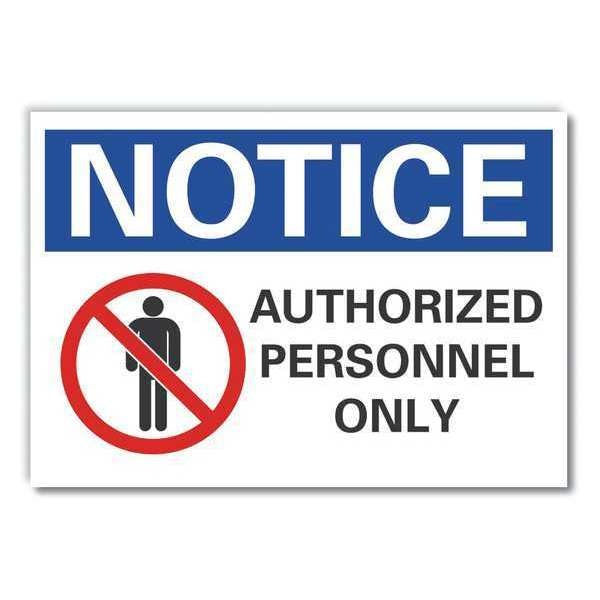 Authorized Notice, Decal, 14
