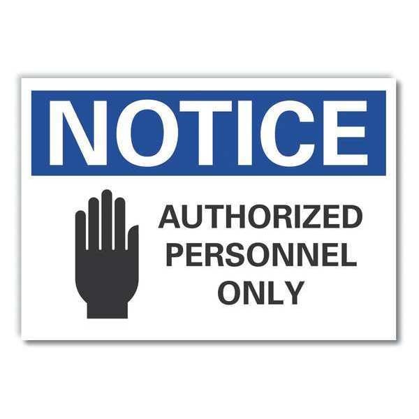 Authorized Notice, Decal, 5