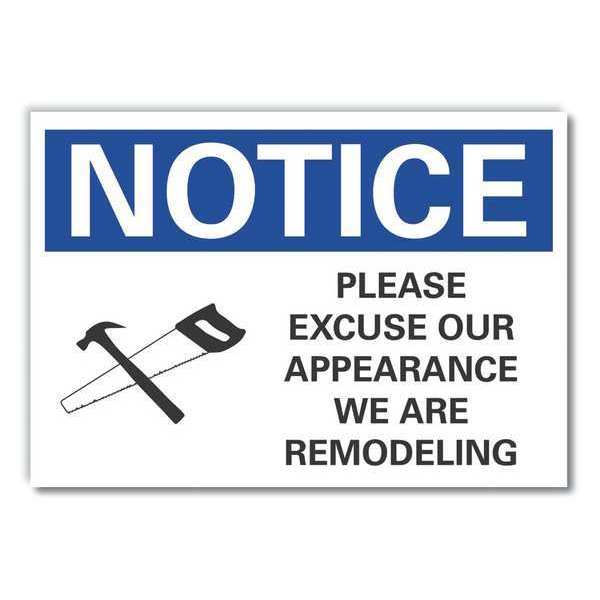 Please Excuse Our Notice, Decal, 7