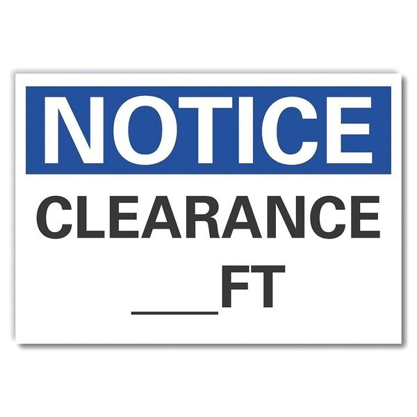 Clearance Notice, Decal, 14