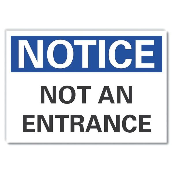 Not An Entrance Notice, Decal, 10