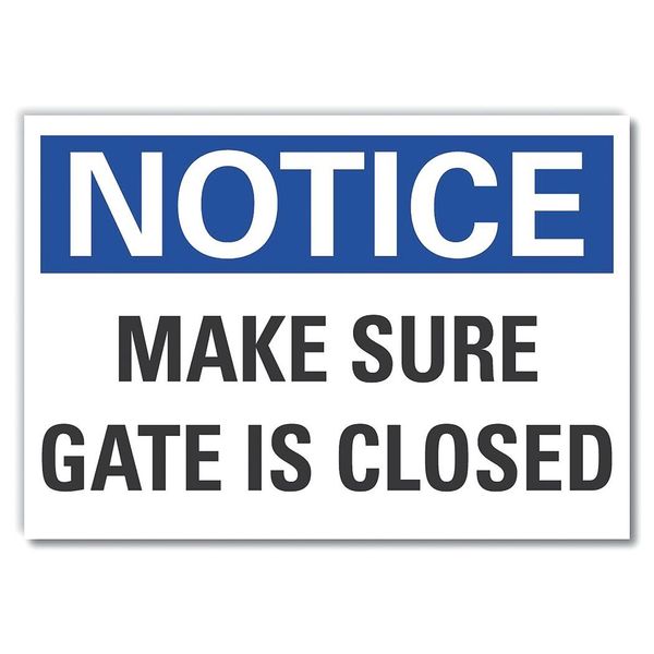 Make Sure Gate is Notice, Decal, 7