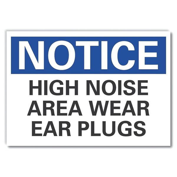 Decal Notice High Noise area Wear 7