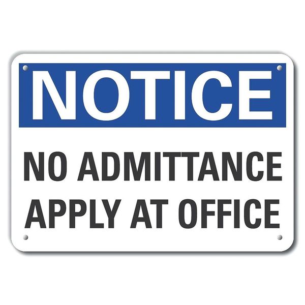 No Notice, Aluminum, Reflective, 14