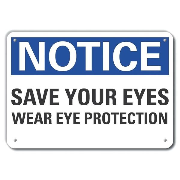 Save Your Eyes Wear Notice, Alumnm, 10