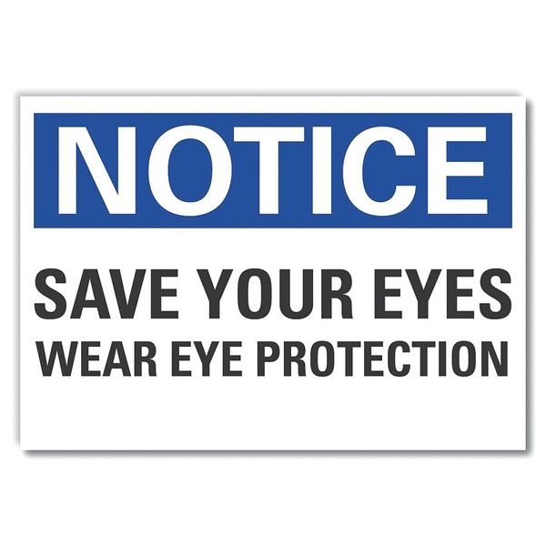 Save Your Eyes Notice, Decal, 14