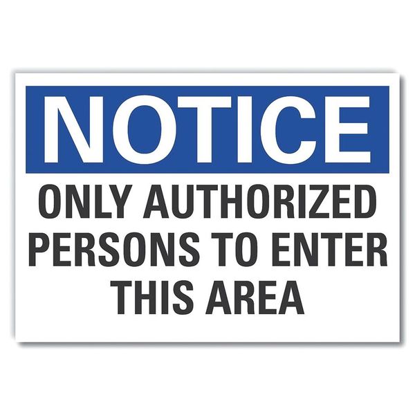 Only Notice, Decal, Reflective, 5