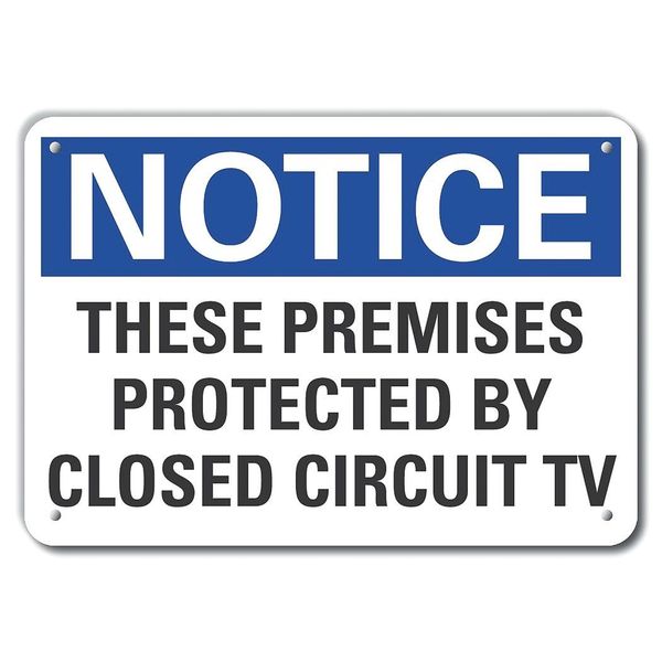 These Notice, Reflective, Aluminum, 10
