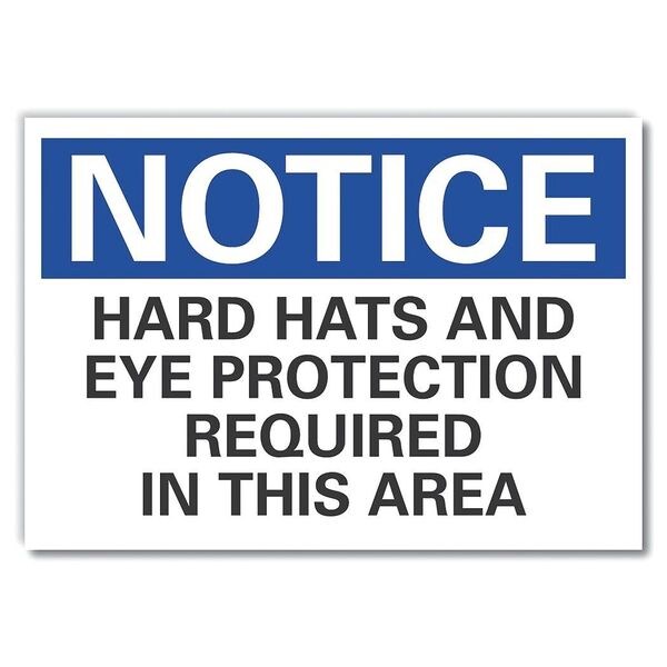 Hard Hats and Eye Notice, Decal, 5
