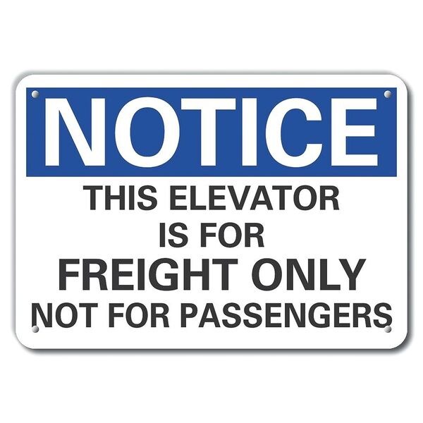 This Elevator is Notice, Aluminum, 14