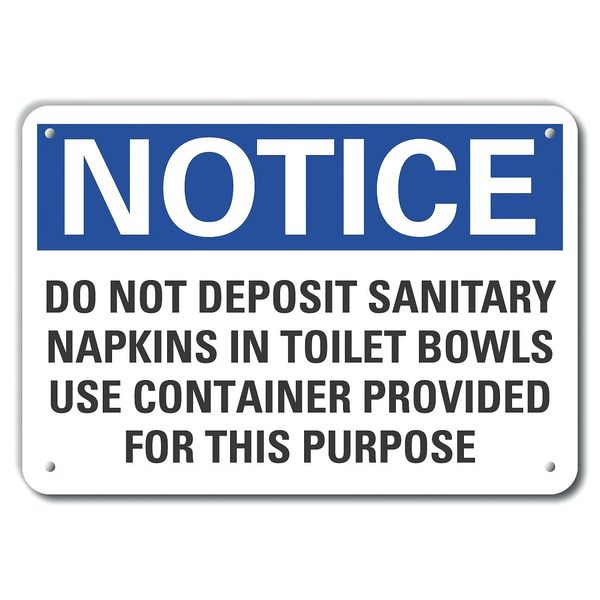 Do Not Deposit, Notice, Plastic, 10