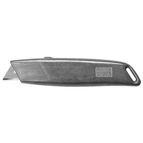 Multisafe Unpainted, Level 4 Knife, Self-Retracting, Trapezoid, Zinc
