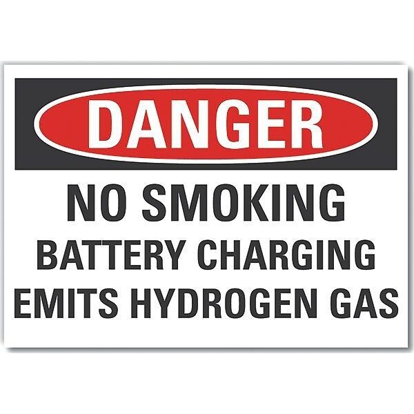 No Smoking Danger Reflective Label, 7
