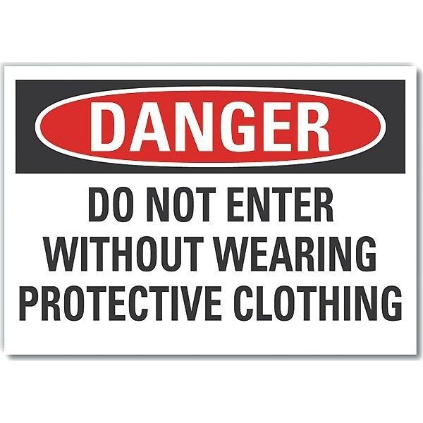 Decal, Danger Do Not Enter, 7 x 5