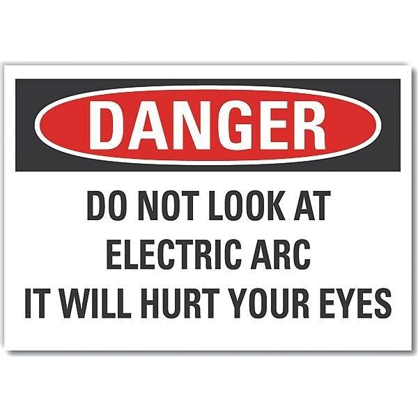 Decal, Danger Do Not Look, At 7 x 5