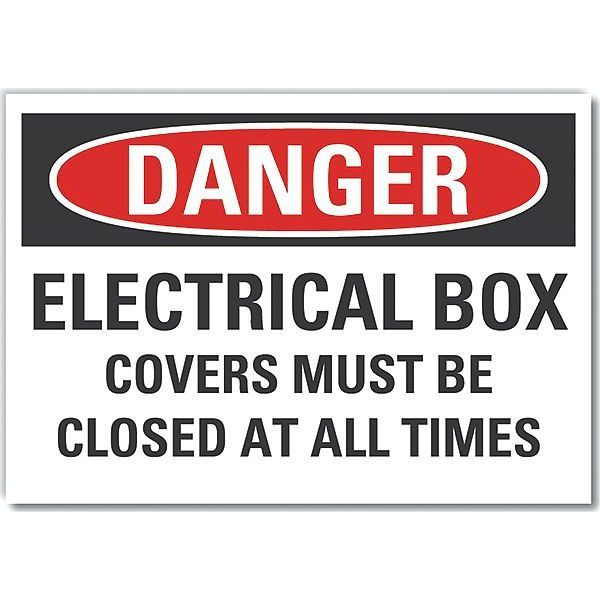 Decal, Danger Electrical Box, 5 x 3.5