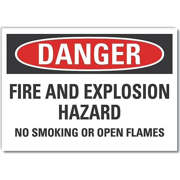 No Smoking Danger Label, 10