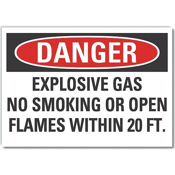 No Smoking Danger Label, 10