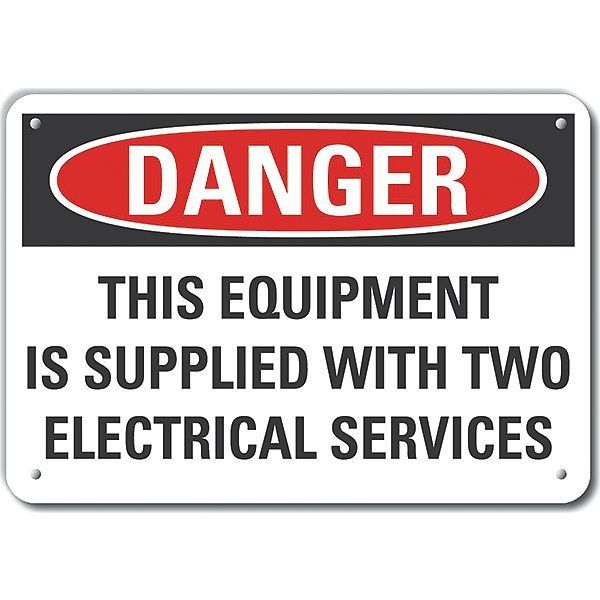 Decal, Danger This Equipment Is, 10x7