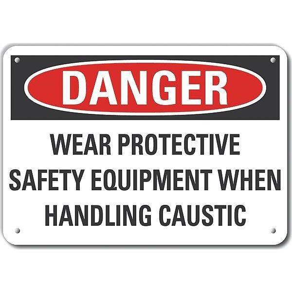 Decal, Danger Wear Protective, 10x7