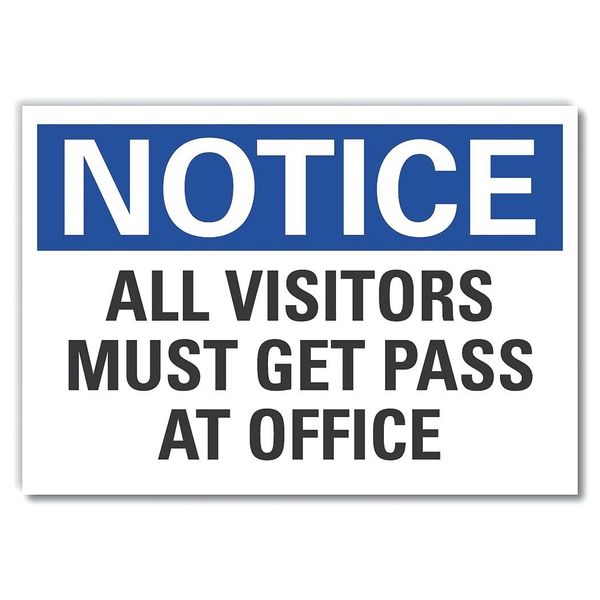 All Visitors Must Notice, Decal, 10