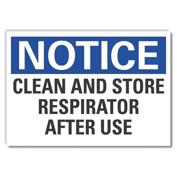 Clean and Store Notice, Decal, 14