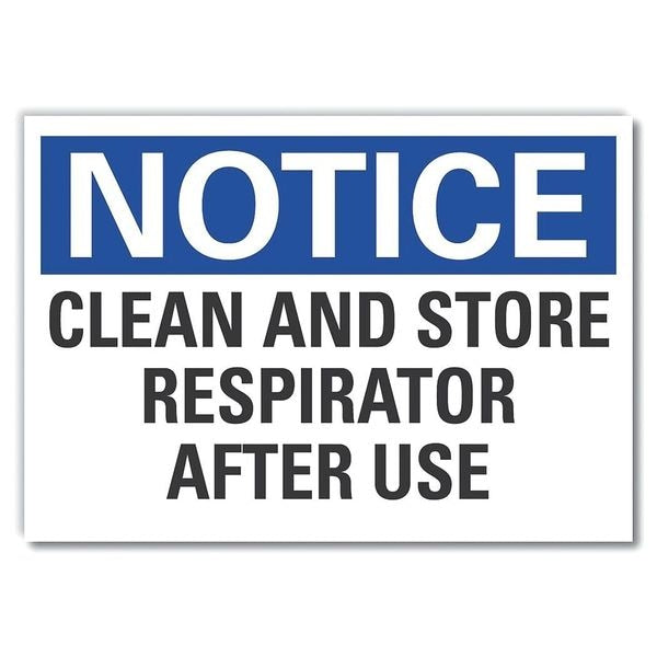 Clean and Store Notice, Decal, 7