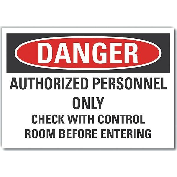 Decal, Danger Authorized, 14 x 10