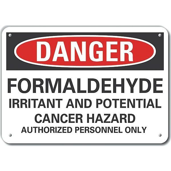 Danger Sign, 10 in H, 14 in W, Horizontal Rectangle, English, LCU4-0697-NA_14X10