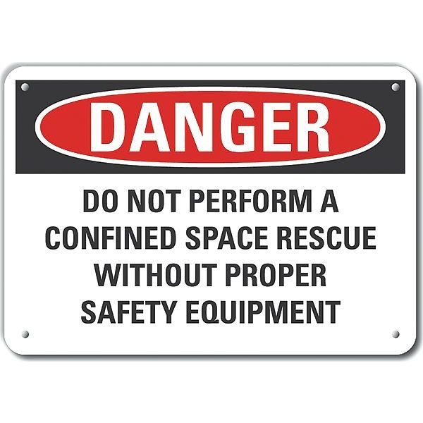 Decal, Danger Do Not Perform A, 14x10