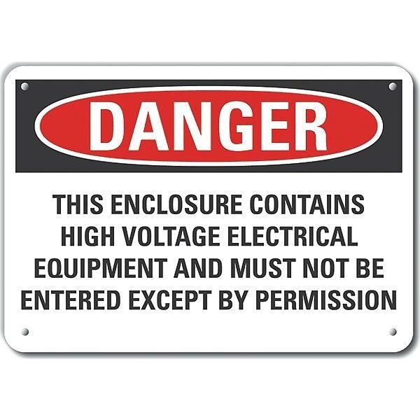 Decal, Danger This Equipment Is, 14 x 10