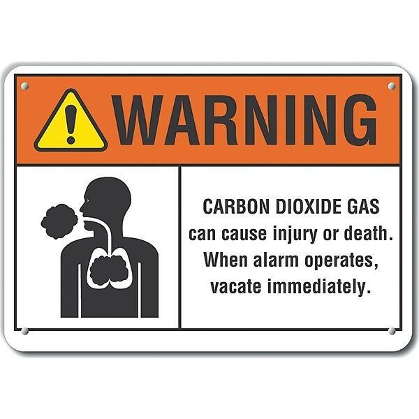 Decal, Reflective, Warning Carbon, 10 x 7
