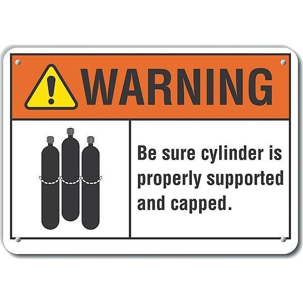 Danger Sign, 7 in H, 10 in W, Plastic, Vertical Rectangle, English, LCU6-0020-NP_10X7