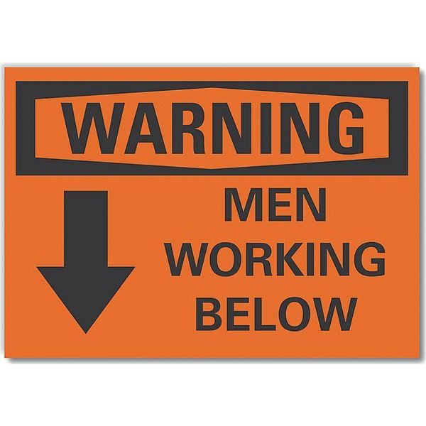 Warning Men Working, 10 x 7