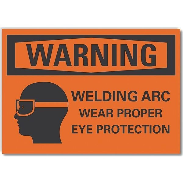 Decal, Warning Welding Arc, 5 x 3.5