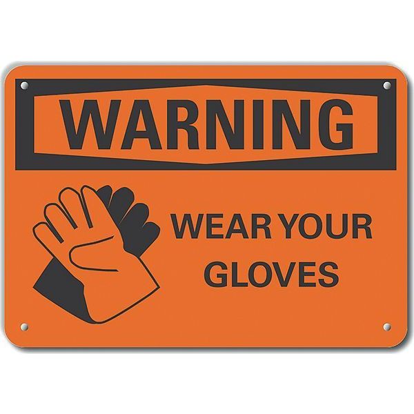Decal, Warning Wear Your, 10 x 7