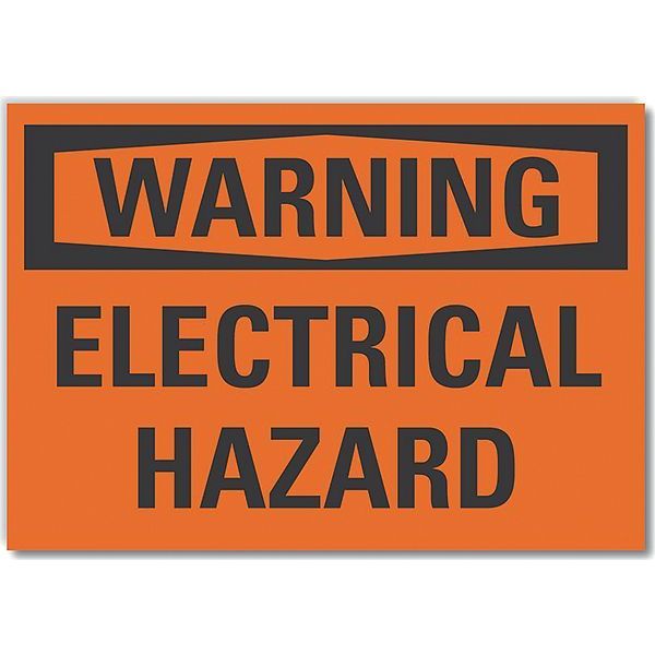 Decal, Warning Electrical Hazard, 10 x 7