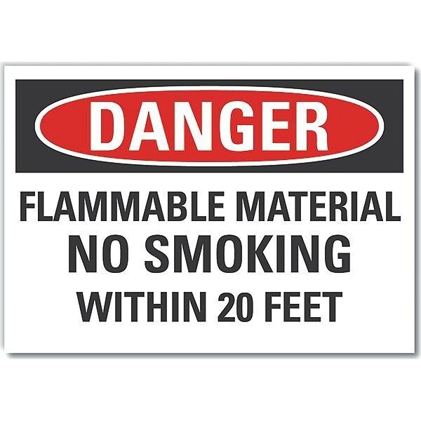 Decal, Danger Flammable Material, 7