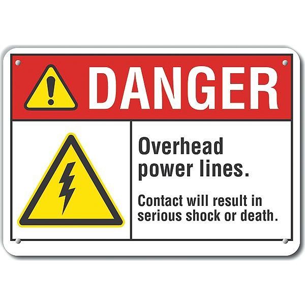 Alum Danger Overhead Power, 14