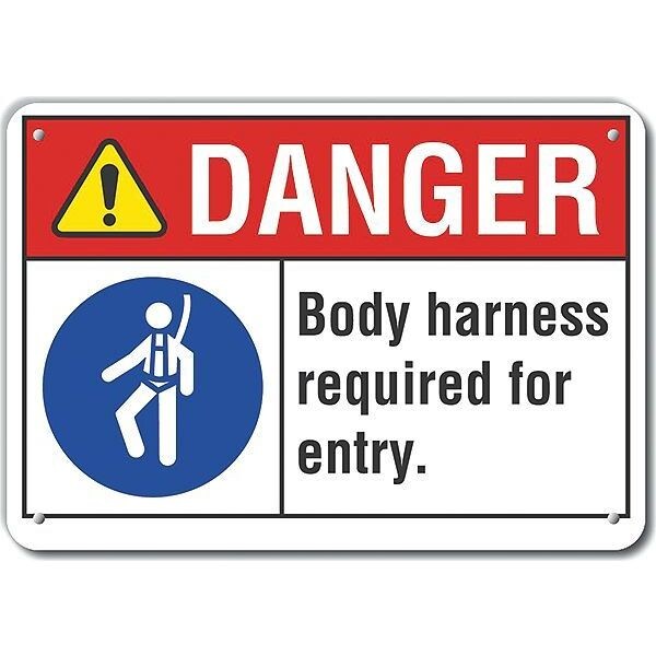 Alum Danger Body Harness, 10