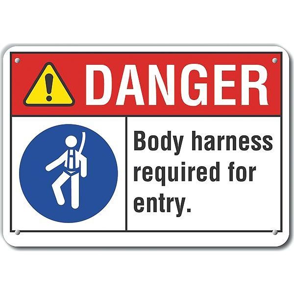 Alum Danger Body Harness, 14