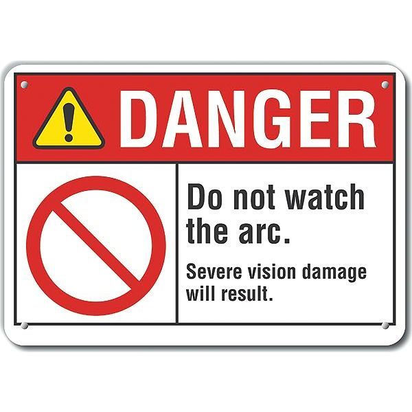 Decal, Danger Do Not Watch The, 10x7