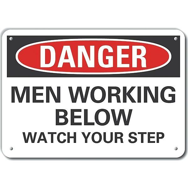 Alum Danger Men Working Below, 14